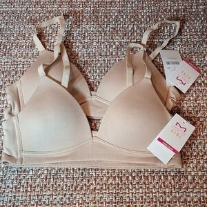 Two Maidenform Self Expressions Girl Contour Bra Nude/Buff 32A New With Tags